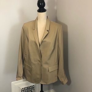 NWT Lane Bryant Khaki Blazer Size 18